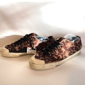 Zara Men’s Low Top Cheetah Sneaker 41 / 8